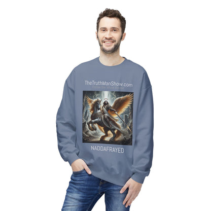 NADDA THETRUTHMANSHOW.COM Unisex Fleece Crewneck Sweatshirt Revelation 22:6