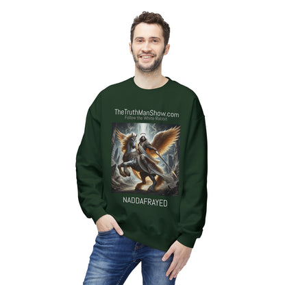 NADDA THETRUTHMANSHOW.COM Unisex Fleece Crewneck Sweatshirt Revelation 22:6