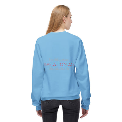 NADDA THETRUTHMANSHOW.COM Unisex Fleece Crewneck Sweatshirt Revelation 22:6