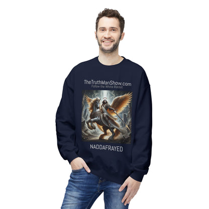 NADDA THETRUTHMANSHOW.COM Unisex Fleece Crewneck Sweatshirt Revelation 22:6