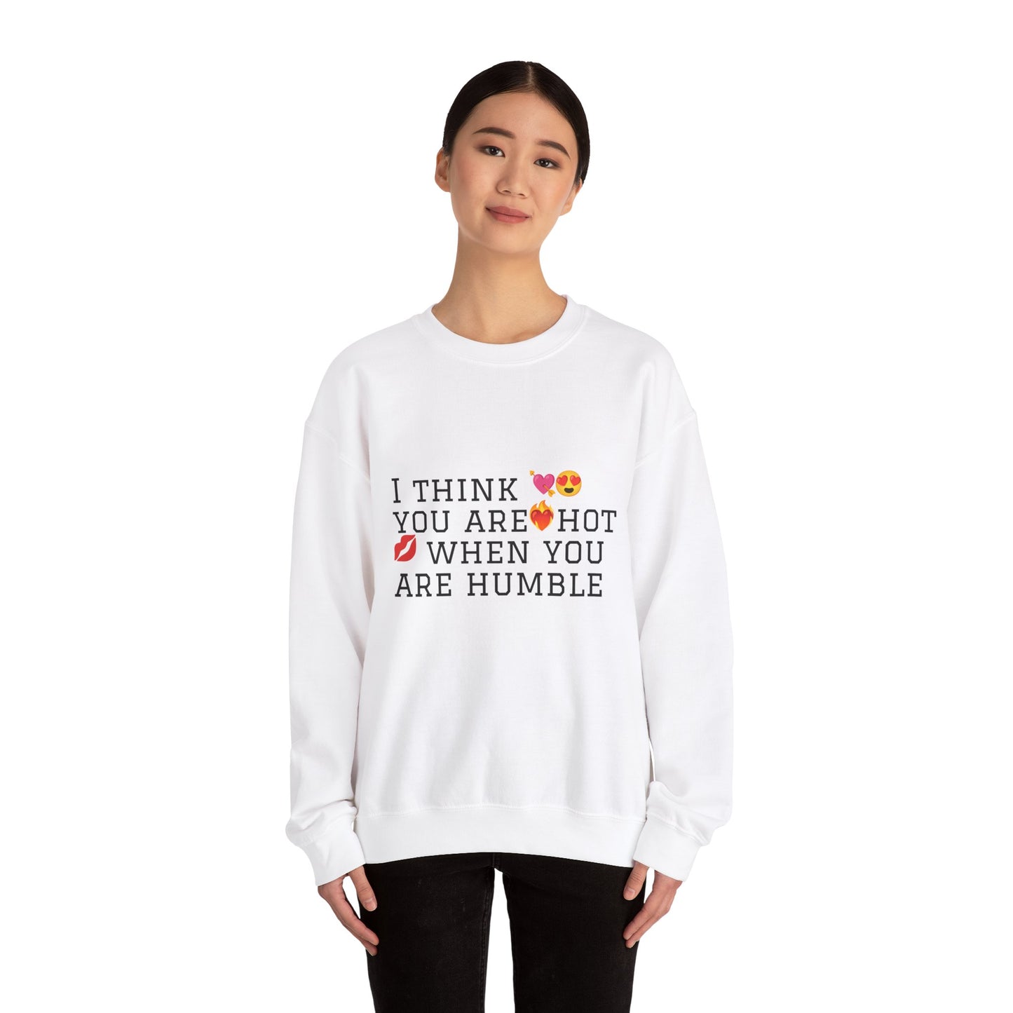 I Think You Are Hot Unisex Heavy Blend Crewneck Sweatshirt - Humble Humor Fashion