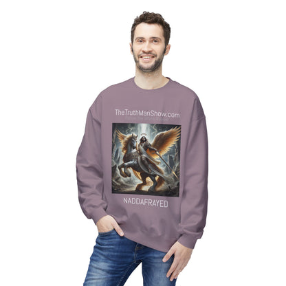 NADDA THETRUTHMANSHOW.COM Unisex Fleece Crewneck Sweatshirt Revelation 22:6