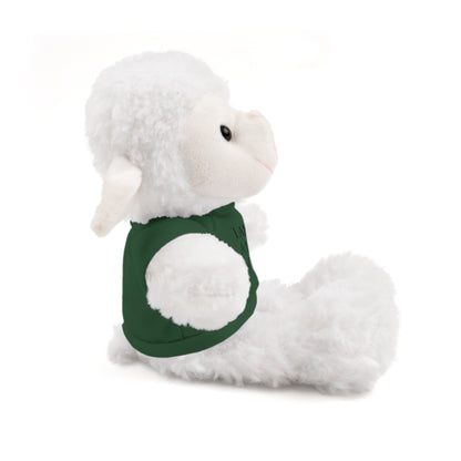 Faith-Inspired Stuffed Lion Toy with T-Shirt - 'I Am A Lamb of God'