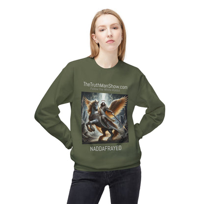 NADDA THETRUTHMANSHOW.COM Unisex Fleece Crewneck Sweatshirt Revelation 22:6