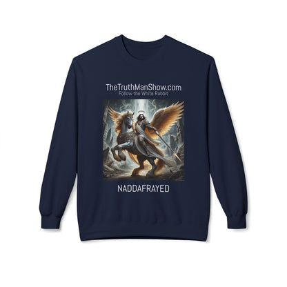 NADDA THETRUTHMANSHOW.COM Unisex Fleece Crewneck Sweatshirt Revelation 22:6