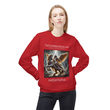 NADDA THETRUTHMANSHOW.COM Unisex Fleece Crewneck Sweatshirt Revelation 22:6