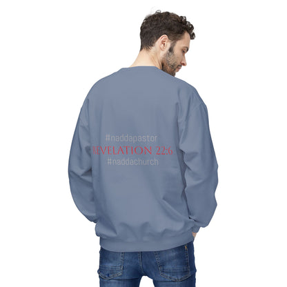 NADDA THETRUTHMANSHOW.COM Unisex Fleece Crewneck Sweatshirt Revelation 22:6