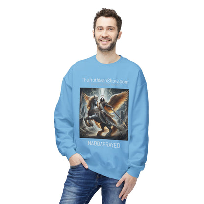 NADDA THETRUTHMANSHOW.COM Unisex Fleece Crewneck Sweatshirt Revelation 22:6