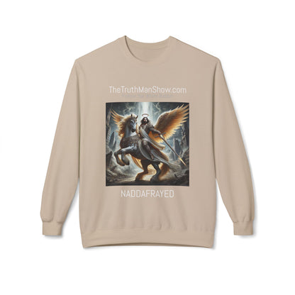 NADDA THETRUTHMANSHOW.COM Unisex Fleece Crewneck Sweatshirt Revelation 22:6