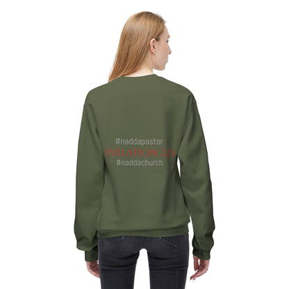 NADDA THETRUTHMANSHOW.COM Unisex Fleece Crewneck Sweatshirt Revelation 22:6