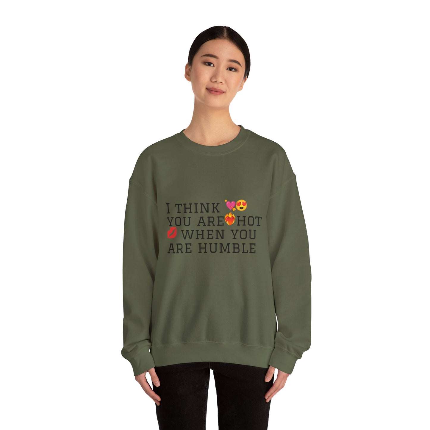 I Think You Are Hot Unisex Heavy Blend Crewneck Sweatshirt - Humble Humor Fashion