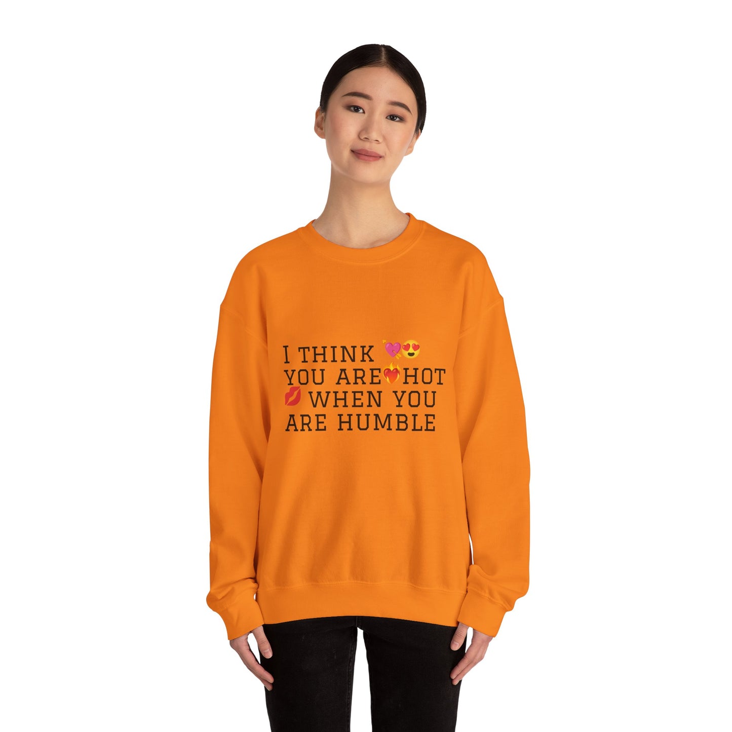 I Think You Are Hot Unisex Heavy Blend Crewneck Sweatshirt - Humble Humor Fashion